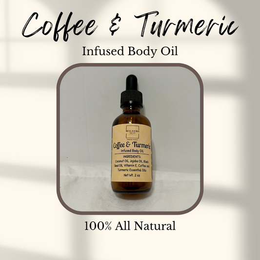 Coffee & Turmeric Infused Body Oil